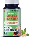 Yuve Natural Papaya Digestive Enzymes - סוכר חינם Chewable Candies - מקדם Better Digest - Constipation & Bloating Aid, Detox, Leaky Gut תיקון & Gas הקלה - טבעוני, non-GMO, Gluten-Free 90ct חינם - 90ct