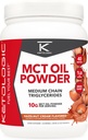 Ketologic MCT שמן אבקת Hazelnut Cream (1LB) - Keto Coffee Creamer & אנרגיה תמיכה - 41 משרתי רשת בינונית Triglycerides עבור Focus & דלק