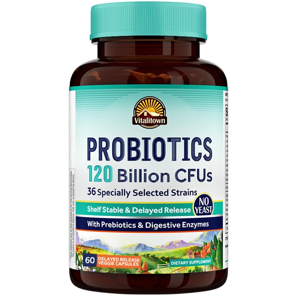Vitalitown Probiotics 120 מיליארד CFUs