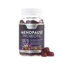 תוספי Menopause לנשים - Menopause Probiotic Gummy - Women's Menopause Relief for Hot Flashes, Night Sweats & Mood Swings with Black Cohosh & Cranberry - Non-GMO, טבעוני - 60 מסטיקנים