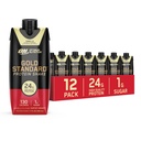 אופטימוסם תזונה זהב חלבון שקד, 24g חלבון, מוכן לשתות חלבון שקד, גלוטן חינם, ויטמין C עבור תמיכה Immune, Vanilla, 11 Fl Oz, 12 Count (Pack of 1) (Packing May Vary)