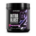 NutraBio Intra Blast Bcaa אבקה Amino Acid תוספת, אלקטרוליטה ו hydrotion בלנדר, Intra, Pre Workout & שריר התאוששות, 20g Eaa Amino Acids אבקת, 5g Glutamine- Grape ברי Crush, 30 המשרתים 30 המשרתים, 30 המשרתים.