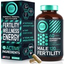 תוספי פוריות עבור גברים Prenatal ויטמין - Maca Root, Ashwagandha, Zinc, Plus Naturals - קונספט עבור אותו גברים פוריות ויטמינים ותמיכה פוריות גברים - 120 Caps במשך 2 חודשים