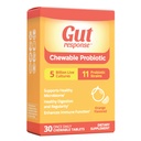 Probiotic for Men & Women, Slows Down Digestive Aging, Boosts Immune System, Non-GMO, Gluten Free & Soy Free, 5 מיליארד CFU, 30 טבליות Chewable, Orange Flavor