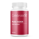 Celebrate Vitamins Multi ADEK Bariatric Multivitamin Iron Free, Easy to Swallow Veggie Capsules for Duodenal Switch & SADI Patients, Vitamins A, D, E, K & B12, 1 Month Supply (60 Capsules)