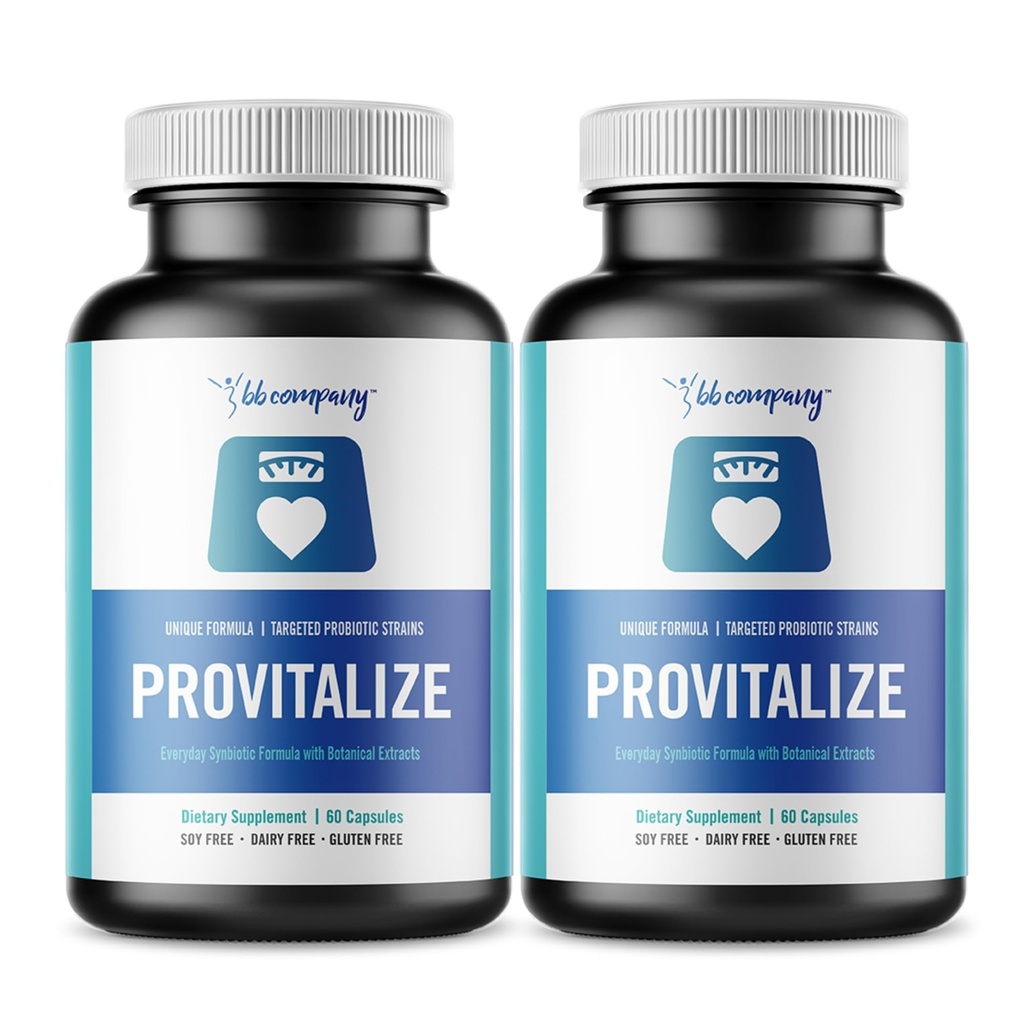 BB החברה Provitalize | Probiotics for Women, Menopause | תמיכה משותפת, Sexy Midsection Curves, Digestive Health, Menopause Bloat