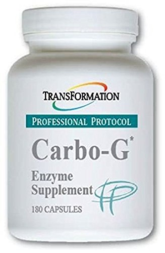 TRANSATION GENESIS of GOOD HEALTH Enzymes Carbo-G High Potency Enzyme בל פורמולה תוספת עם Probiotics & Herbs, for Carbohydrate Breakdown, Absorption, 180 קפסולות