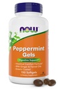 עכשיו Pepperט גלס עם שמן ג'ינג'ר ופנל, 150 Softgels, Enteric Coated