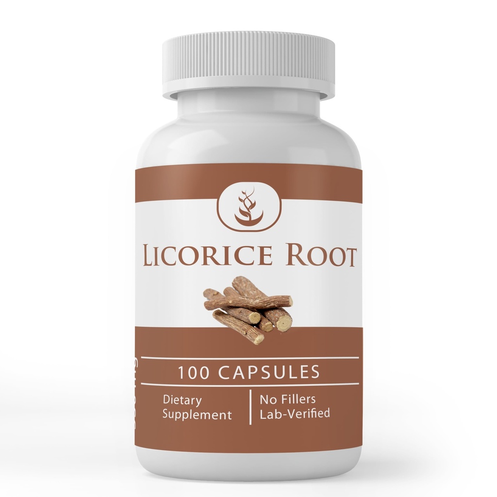 אינטגרציות מקוריות טהורות Licorice Rootפלט (100 קפסולות) Always Pure, No Additives Or Fillers, מעבדה מאומתת