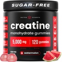 NutraChamps 120 קריטין חניכיים עבור גברים ונשים - 5g סוכר חינם chwable Creatine Monohydrate חניכיים - תמיכה סינתזה חלבונים, שריר התאוששות וביצועים עבודה