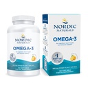 Nordic Naturals אומגה 3, Lemon Flavor - 180 Soft Gels - 690 מ"ג אומגה 3 - שמן דגים - EPA & DHA - Immune Support, Brain & Heart Health, Optimal Wellness - Non-GMO - 90 משרתים