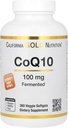 California Gold Nutrition CoQ10 100 מ"ג, Coenzyme Q10 Ubiquinone USP, תומך בתפקוד Mitochondrial, 360 Veggie Softgels