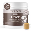 פרה חיות Liver תוסף לכלבים וחתולים עם שביל חלב, Choline & Turmeric - הבוטנים אורגניים - שיפורים Liver Function, Immunity, Detoxification, and Metabolic Function - אבקה - 60 סקוטי