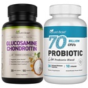 בסיס Nature's Base Glucosamine Chondroitin + Probiotics 70 מיליארד CFU