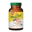 Mega Foods Whole Body Turmeric Curcumin תוסף - תוסף Turmeric עם Black Pepper & ויטמין C - 475 מ"ג Curcuminoids Per משרת - Antioxidant & Immune Support - טבעוני - 60 טבליות, 30 משרתים