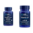 Life Extension Super אומגה 3 Plus EPA / DHA שמן דגים, Sesame Lignans & ויטמין D3 125 mcg (5000 IU), בריאות העצם, ביצועי המוח