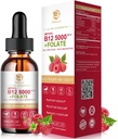 Loaree ויטמין B12 sublingual Drops טבעוני B12 ויטמינים נוזלי-Full Spectrum-Methylcobalamin, Adenosyl & Hydroxy B12, עבור אנרגיה, להתמקד, Mood & Immune תמיכה 2 חודש אספקה, 2 oz oz oz
