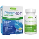 Igennus Pharm מחדש EPA + Neuro Balance Zinc, Magnesium & ויטמין B6 Mood Health Bundle עבור תשומת לב & Focus
