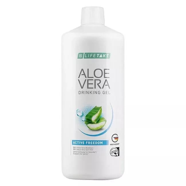 LR Lifetakt Aloe Vera שתיית גל פעיל בריאות נשים גברים שותים כל יום טיפול טבעי - 1000 מ"ל / 33.3 fl.oz