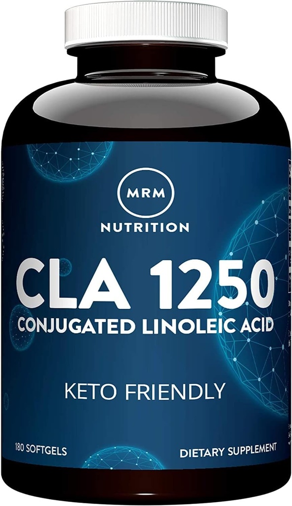 MRM Nutrition CLA 1250 | Keto Friendly | 80% CLA High Potency | 1000 מ"ג לכל קפסולה | שומן בריא