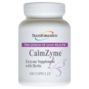 טרנספורמציה The Genesis of Good Health Enzymes CalmZyme תוסף עם Enzymes & Herbal בלנדר, מקסימיזציה של חומרים מזינים, ייצור אנרגיה וסיוע בתמיכה של Immune, 100 קפסולות