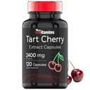 טארט צ'רי קפסולות (2400 MG - 120 הרוזן) | מ- Montmorency Cherry Extract; מספק Antioxidants, Anthocianins, & Phytonutrients | Tart Cherry for Sleep and More!
