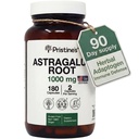 PRISTINE'S Astragalus Root Immune תמיכה תוספי קפסולות -1000 מ"ג 90 יום אספקת Herbal Fitogen - הזדקנות בריאה, לב & Lung Health