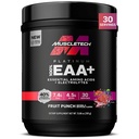 שריר טכנולוגיה פלטינום חיוני Amino Acids תוספת עם אלקטרוליטים, פירות Punch - אבקת טרום עבודה עבור אנרגיה, שריר וכוח בונה - תרכובת EAA לגברים ונשים - 30 משרתים
