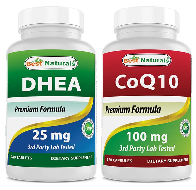 הטבע הטוב ביותר DHEA 100mg & COQ10 100 מ"ג