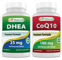 הטבע הטוב ביותר DHEA 100mg & COQ10 100 מ"ג