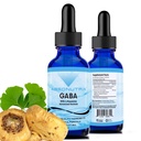 Absonutrix GABA עם L-theanine 290 מ"ג, 4 Oz נוזל, 300 משרתות, מיוצר בארה"ב, Quick Absorption, Quality Potent Ingredients, Non-GMO, GMP Certified Facility, Cruelty-Free Products