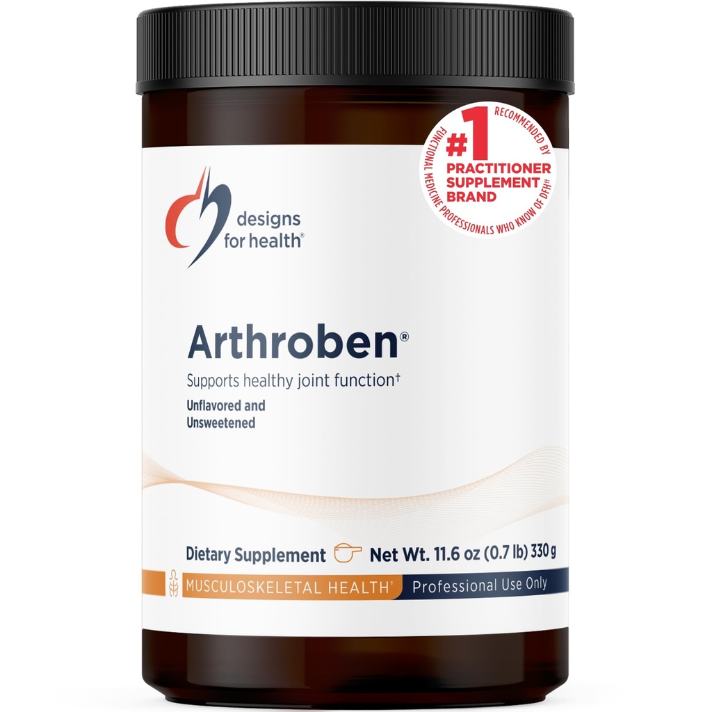 עיצובים לבריאות Arthroben Unflavored / Un ממותקים - קולג'ן פפטידים אבקה + הבוטנים כדי לעזור לתמוך בשיתופים בריאים - פפטידים שותים Mix, Non-GMO (30 משרתים / 330g)