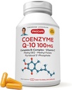 ANDREW LESSMAN Coenzyme Q-10 100 מ"ג 30 קפסולות - Essential for Energy Production and Optimum Key Organ Function, Anti-Oxidant Support,  Dep על ידי Aging, Plus B-Complex. Easy to Swallow קפסולות