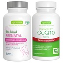 Advanced Prenatal Multivitamin + High Absorption CoQ10 100 מ"ג 120 Softgels הריון תמיכה Bundle על ידי Igennus
