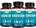 טבעיים ננזפים Magnesium Glycinate Chelate | מגנזיום תוספת עבור שריר Cramps, הירגעות ושינה תמיכה | 100% Chelated Albion TRACCS Buffered Magnesium Glycinate 200 מ"ג | (3-Pack)