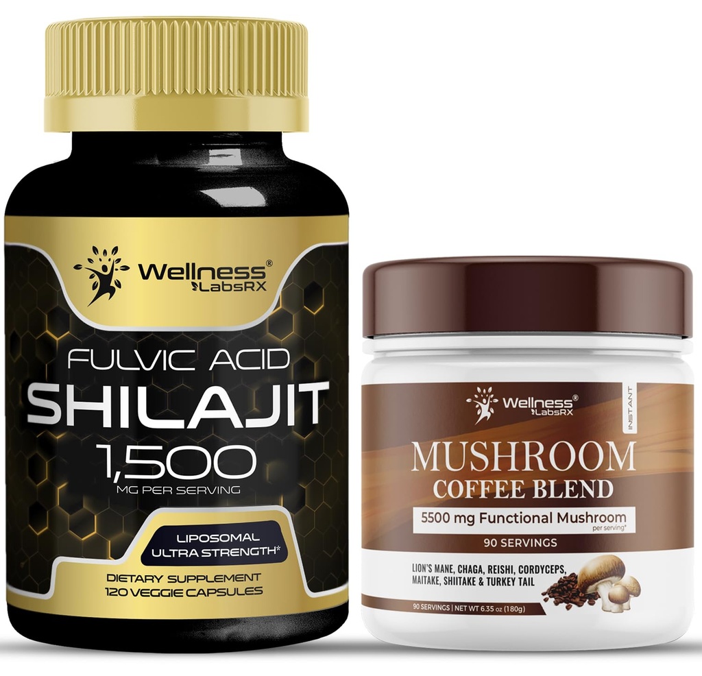 Goodness LABSRX Shilajit Pure ההימלאיה 100,000 מ"ג - מיזוג קפה