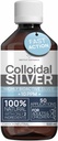 cooidal Silver נוזל 8 oz 10 PPM - Bioactive Hydrosol Silver Water - תמיכה טבעית Immune ננו פתרון תוספת איכות Ionic מינרלים - אורגני Structured Silver