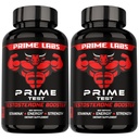 תוספי Prime Labs עבור גברים (2-Pack) - Stamina, Endurance, Energy, & Power - תוסף טסטוסטרון Booster & Workout - 120 קפסולות