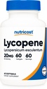 חומרים מזינים Lycopene (20 מ"ג) 60 Softgels - Gluten Free, non-GMO