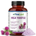 FineLand Milk Ittle Pills 50:1 לחלץ - 120 קפסולות טבעוניות - 20,000 מ"ג סטרנגאט עם 80% Silymarin Flavonoids - Liver & Antioxidant Support | 50X ריכוזed Seed לחלץ - non-GMO, Made in USA