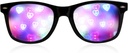 משקפי Diffraction - 3D Rainbow Heart Effect - Great Edm, Concert ו-Rave Accessory