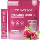 Venture Pal Sugar Free Electrolyte אבקת Packets - נוזל יומי הרביעי לשתות לערבב עבור הידרה מהירה & Party Recovery | 5 ויטמינים ו 7 אלקטרוליטים