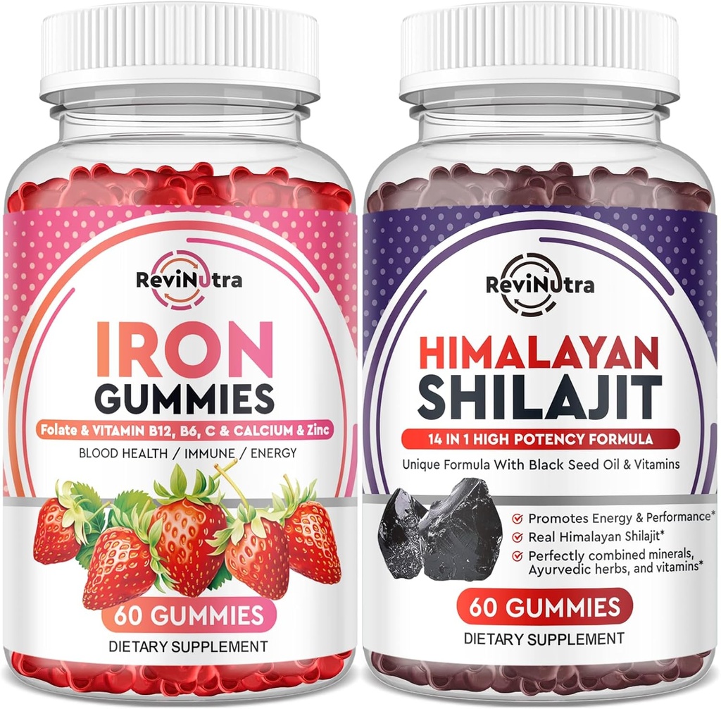 Iron Gummies תוסף למבוגרים ולילדים | Shilajit ההימלאיה