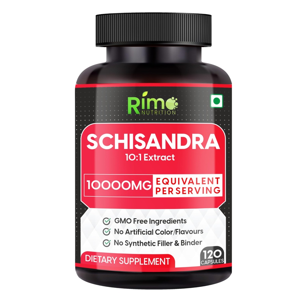 תוסף Schisandra - סטנדרטי Schisandrins, Pure Schisandra Chinensis פירות לחלץ, 120 קפסולות
