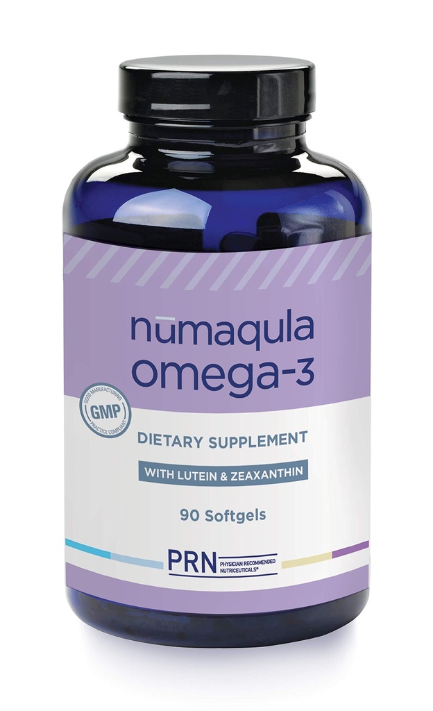 PRN nsomaqula אומגה 3 תוסף - 90 Softgels, 30 יום אספקה - Re-Esterfied אומגה 3 Triglyceride טופס עם 1400mg DHA, 400 מ"ג EPA, Lutein & Zeaxanthin עבור Macular & Retinal תמיכה תמיכה