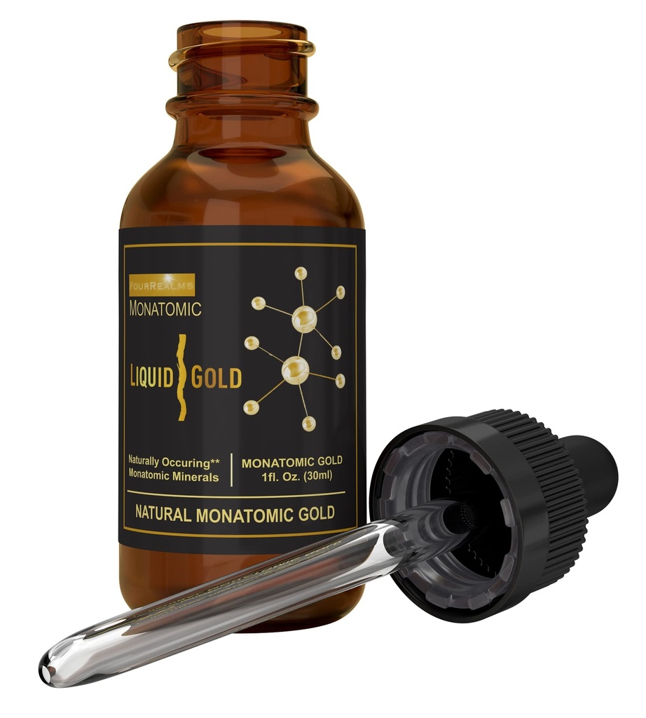 Ormus Monoatomic Gold Rich in Pure M-State מינרלים & White אבקת זהב - טהור 24k זהב -Trace מינרלים פתרון 1 oz