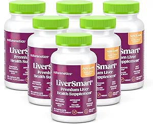 LiverSmart - Liver Cleanse & Fix Formula with European Milk Thistle, Silymarin, Artichoke, Dandelion, Yellow Dock Root, Beet Root - תוסף ל- Aid, Renew and Support Liver Health (6)