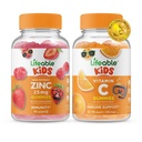 Lifeable Zinc 25 מ"ג ילדים + ויטמין C ילדים, חניכיים בונדלה - גדול Tasting, ויטמין תוסף, Gluten Free, GMO חינם, Chewable Gummymymy