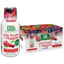 להרגיש טוב Superfoods Vita פירות & Veggies Immune Support Shot תוספים, פירות Punch Flavor, Pack של 10 יריות תחמושת, Immune System Booster לשתות עם 25 ירקות ופירות אורגניים