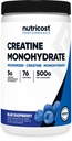 אבקת Accost Creatine Monohydrate (כחול פטל), 500 גרמים (1.1 LBS)